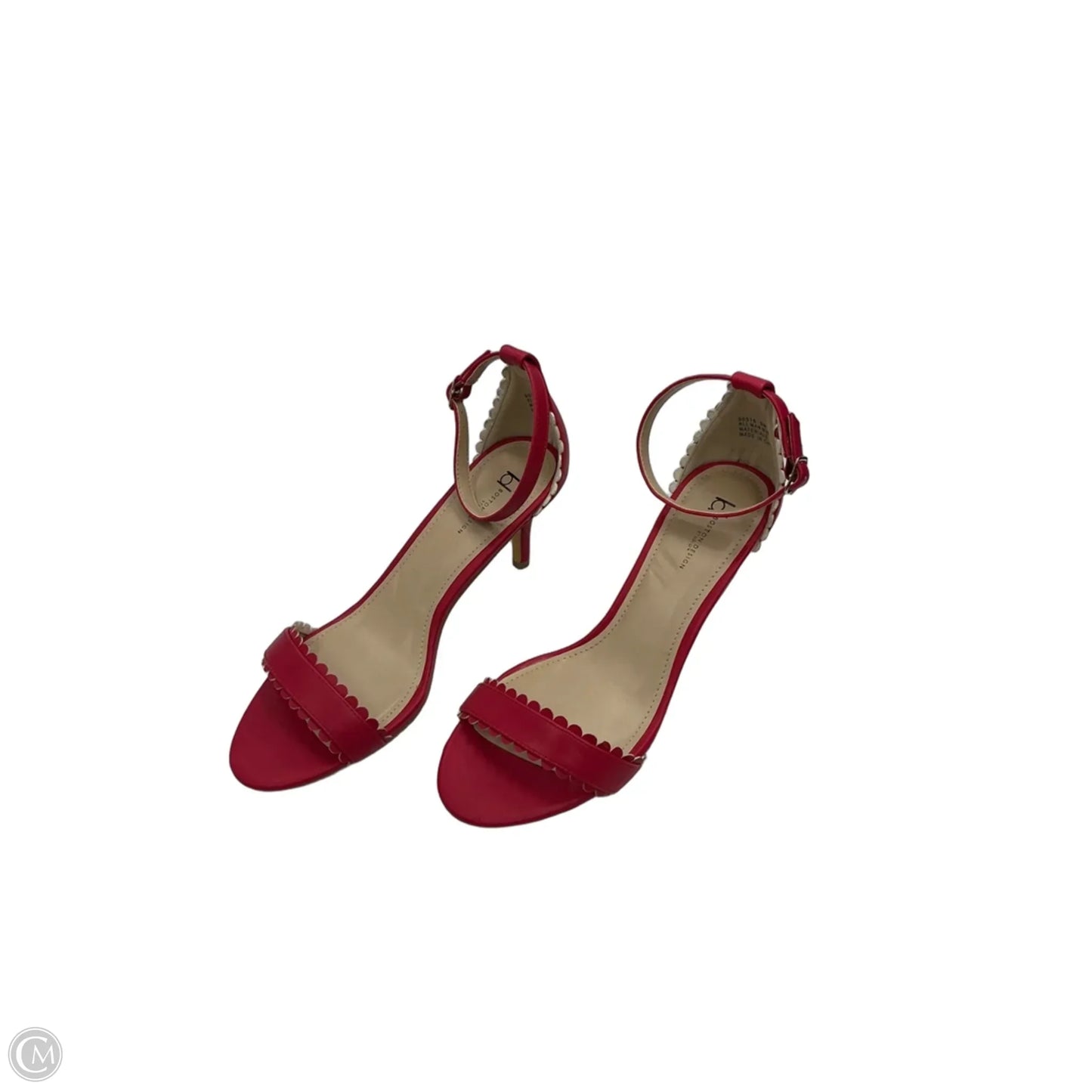 Sandals Heels Kitten By Boston Design Studios In Pink, Size: 9