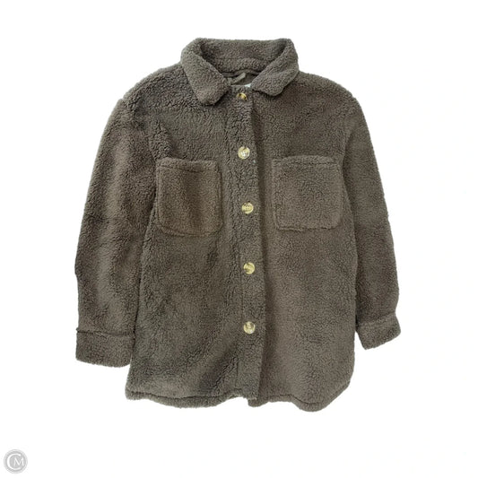Jacket Shirt By Maurices In Brown, Size: S