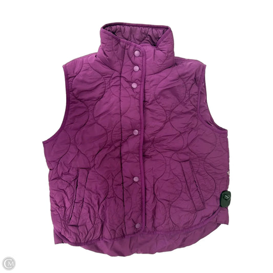 Vest Puffer & Quilted By Lou And Grey In Purple, Size: Xs