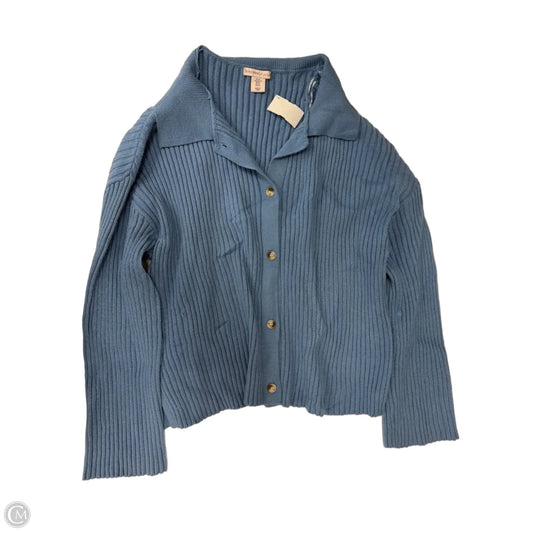 Cardigan By Sincerely Jules In Blue, Size: Xl