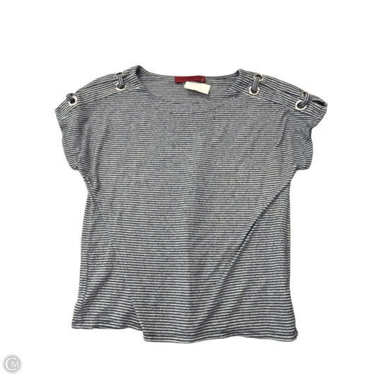 Top Short Sleeve By Love Scarlett In Striped Pattern, Size: Mp