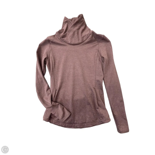 Athletic Top Long Sleeve Collar By Calia In Purple, Size: S