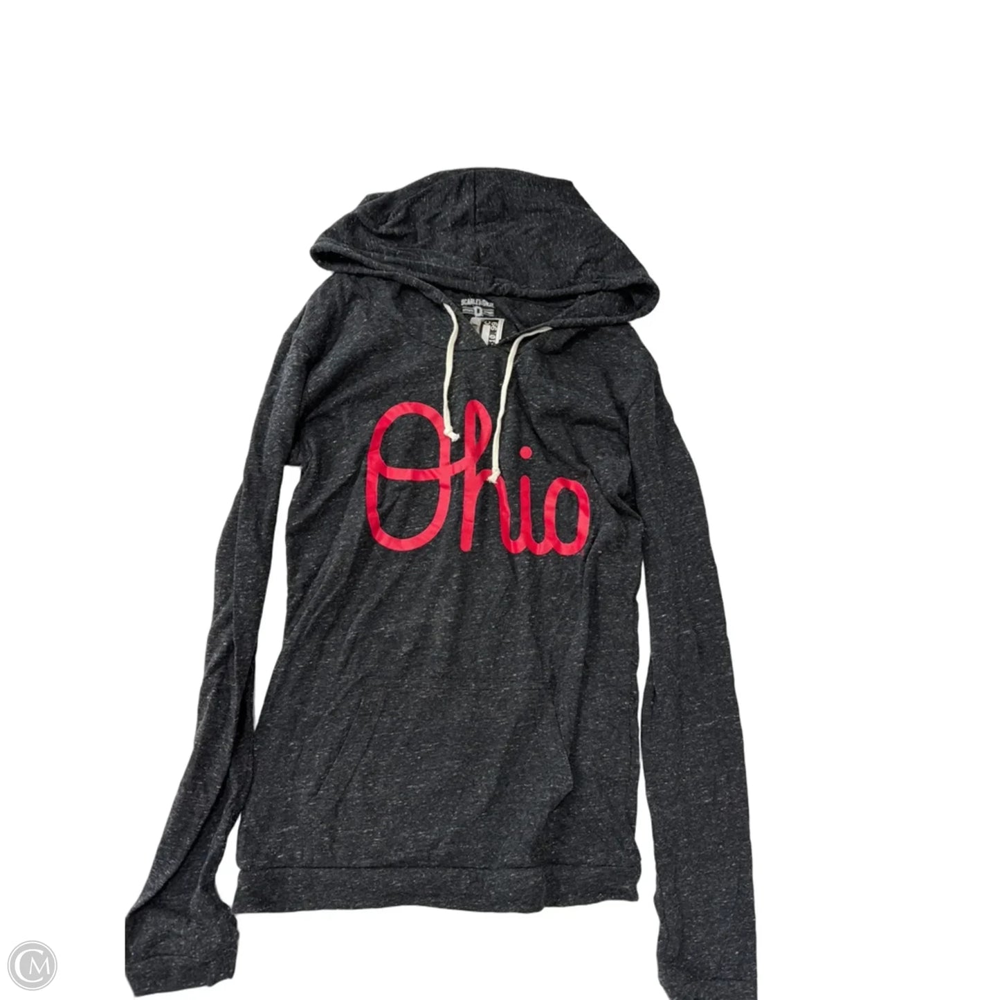 Top Long Sleeve By Clothes Mentor In Black & Grey, Size: M