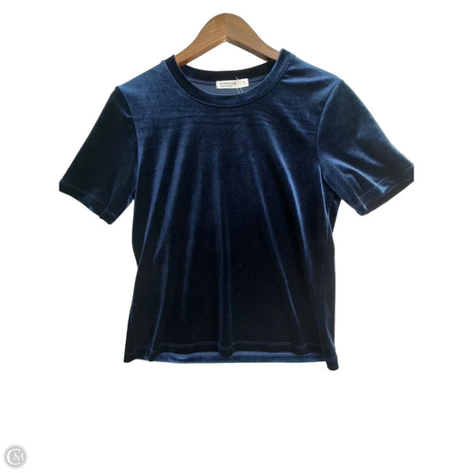Top Short Sleeve By Stateside In Blue, Size: S