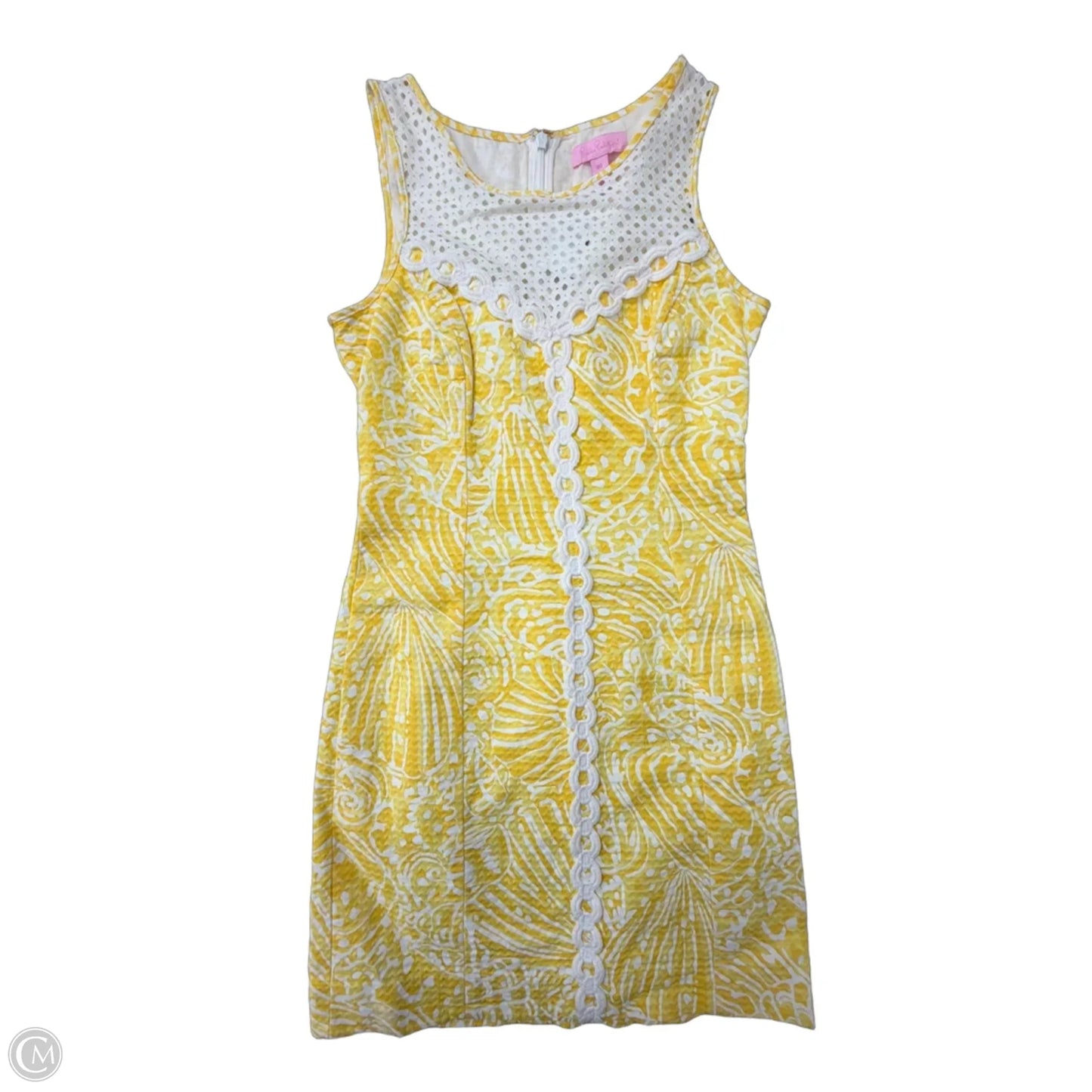 Dress Designer By Lilly Pulitzer In Yellow, Size: Xxs