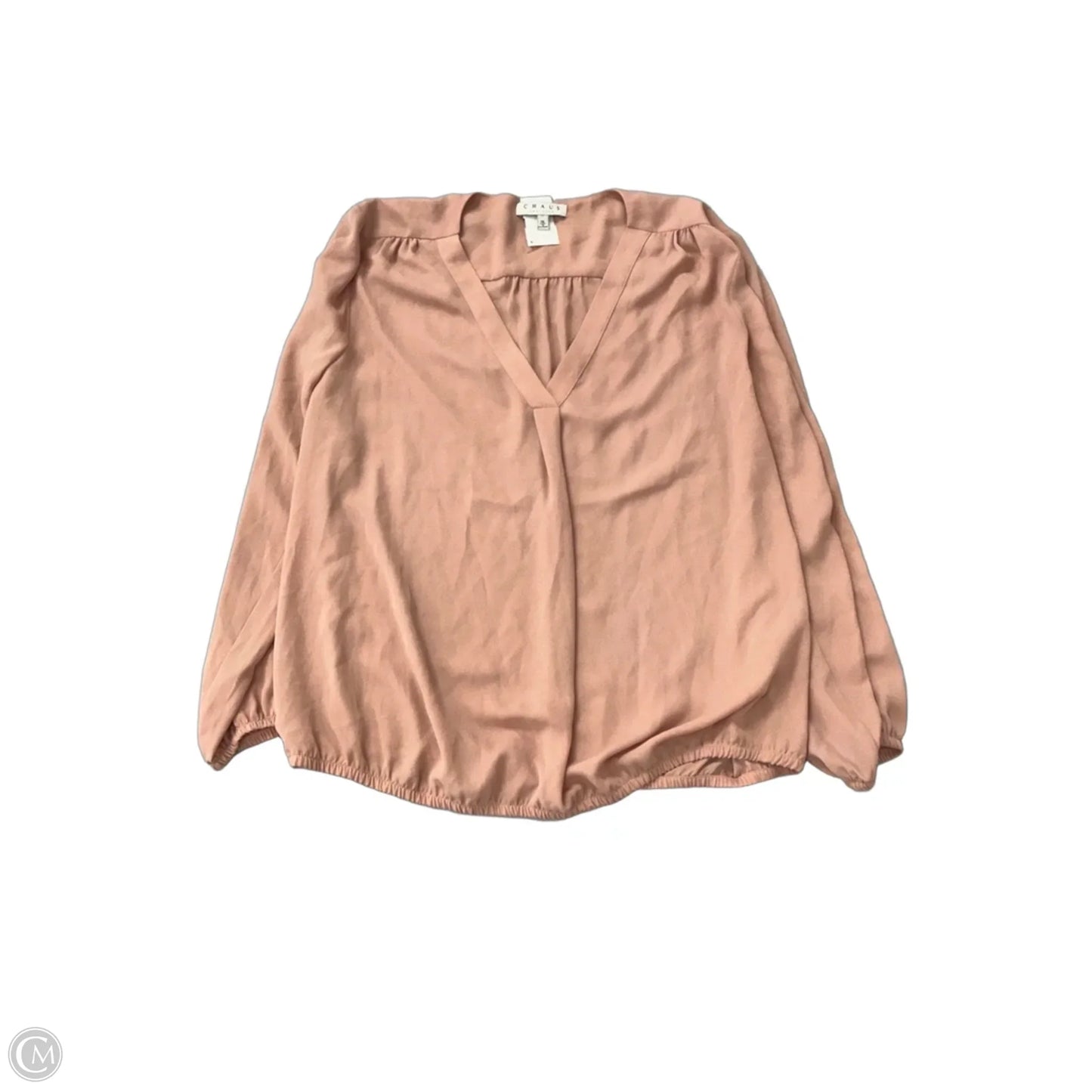 Top Long Sleeve By Chaus In Pink, Size: Xl