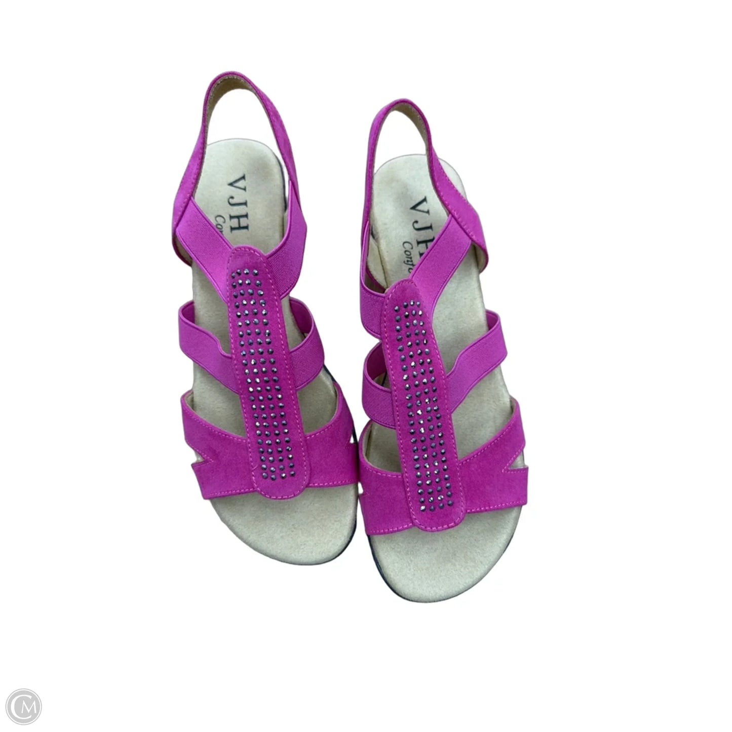 Sandals Flats By Clothes Mentor In Pink, Size: 7