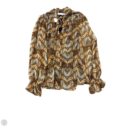Top Long Sleeve By Lc Lauren Conrad In Multi-colored, Size: Xs