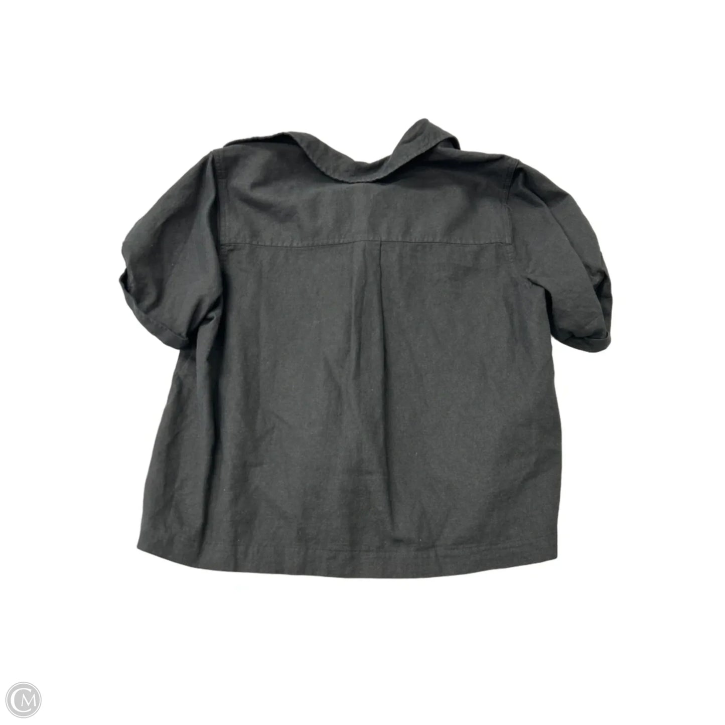 Top Short Sleeve By Universal Thread In Black, Size: L