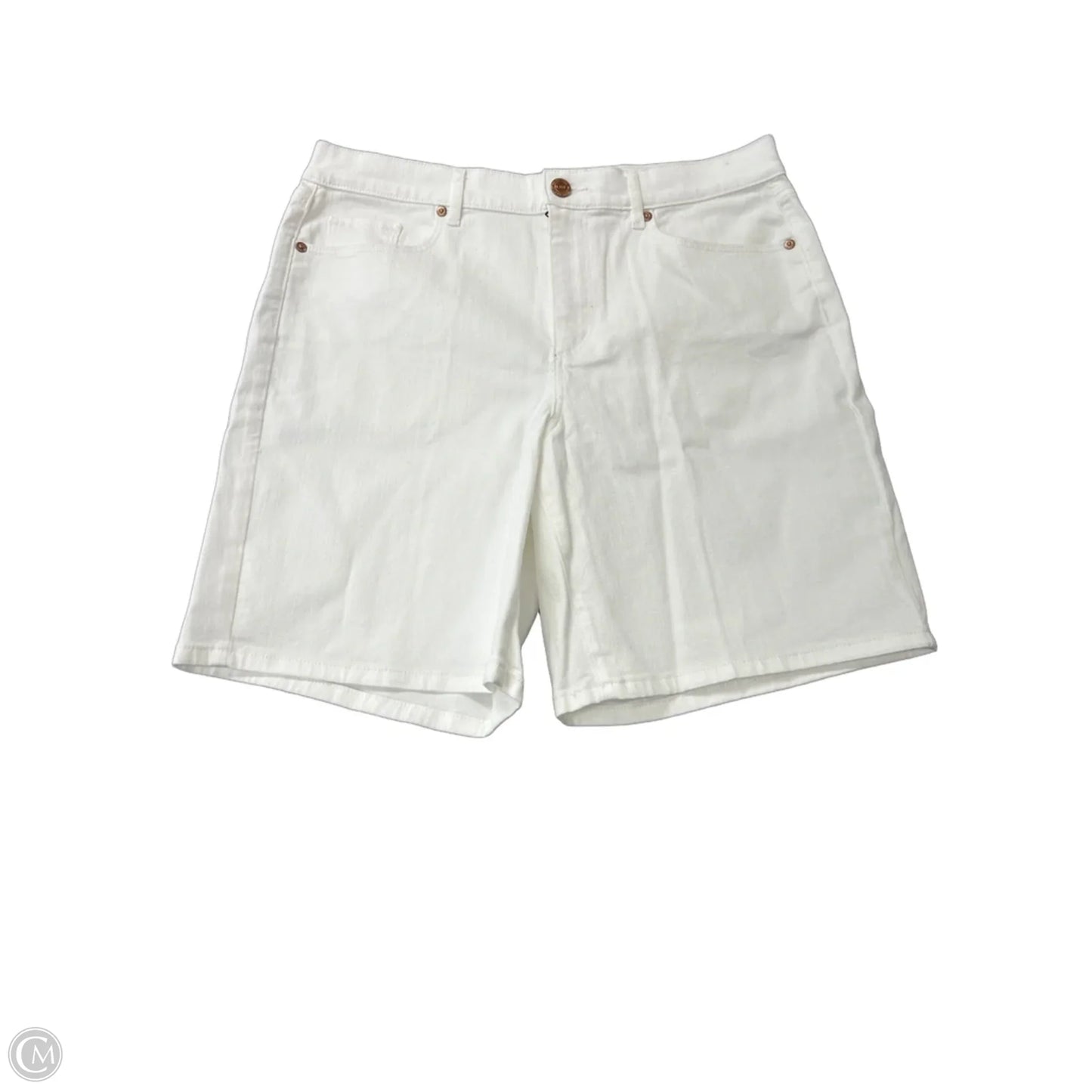 Shorts By Loft In White Denim, Size: 12