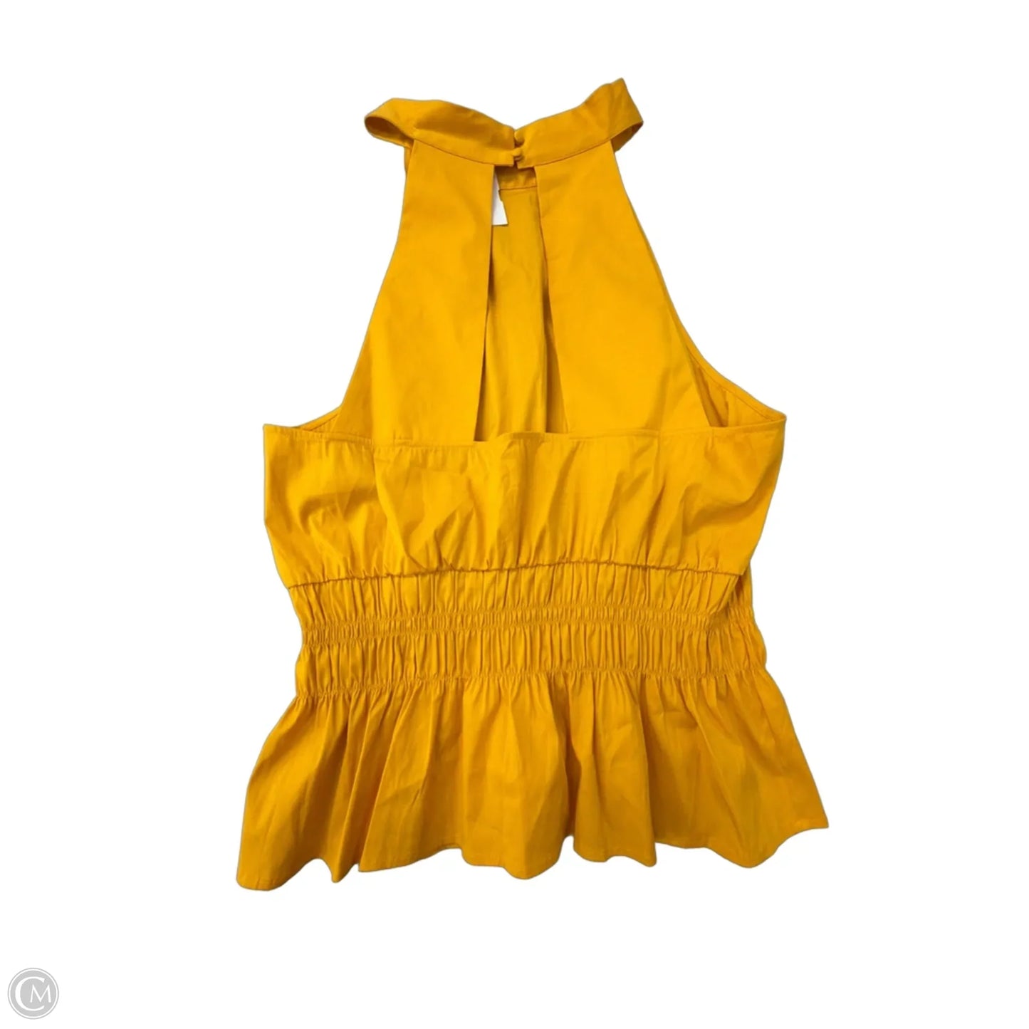 Top Sleeveless By White House Black Market In Yellow, Size: 1x