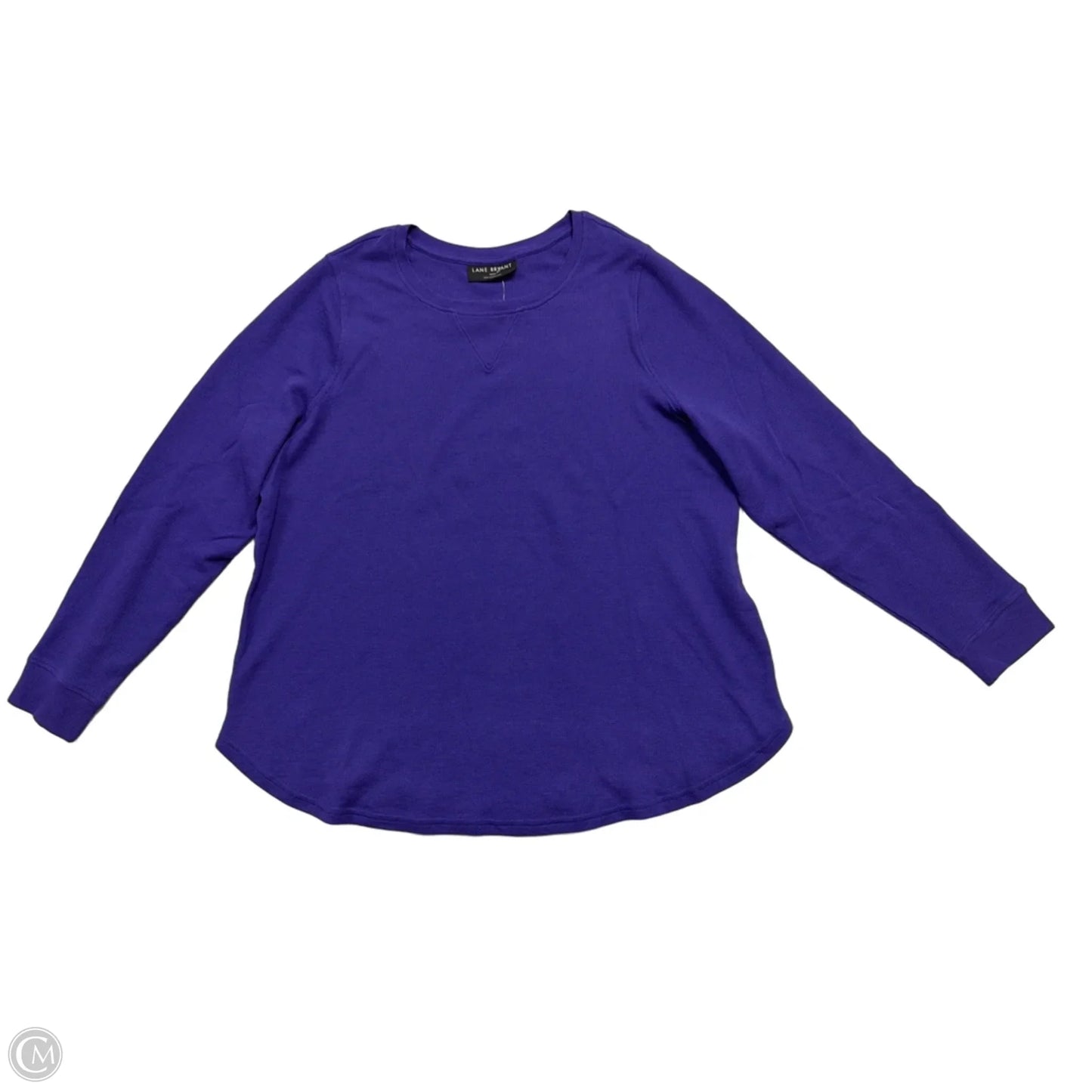 Top Long Sleeve By Lane Bryant In Purple, Size: 1x