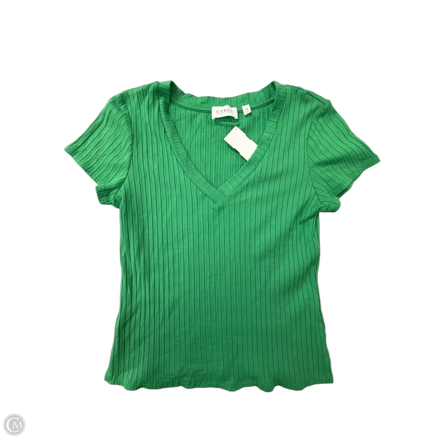 Top Short Sleeve Basic By Cyrus In Green, Size: M