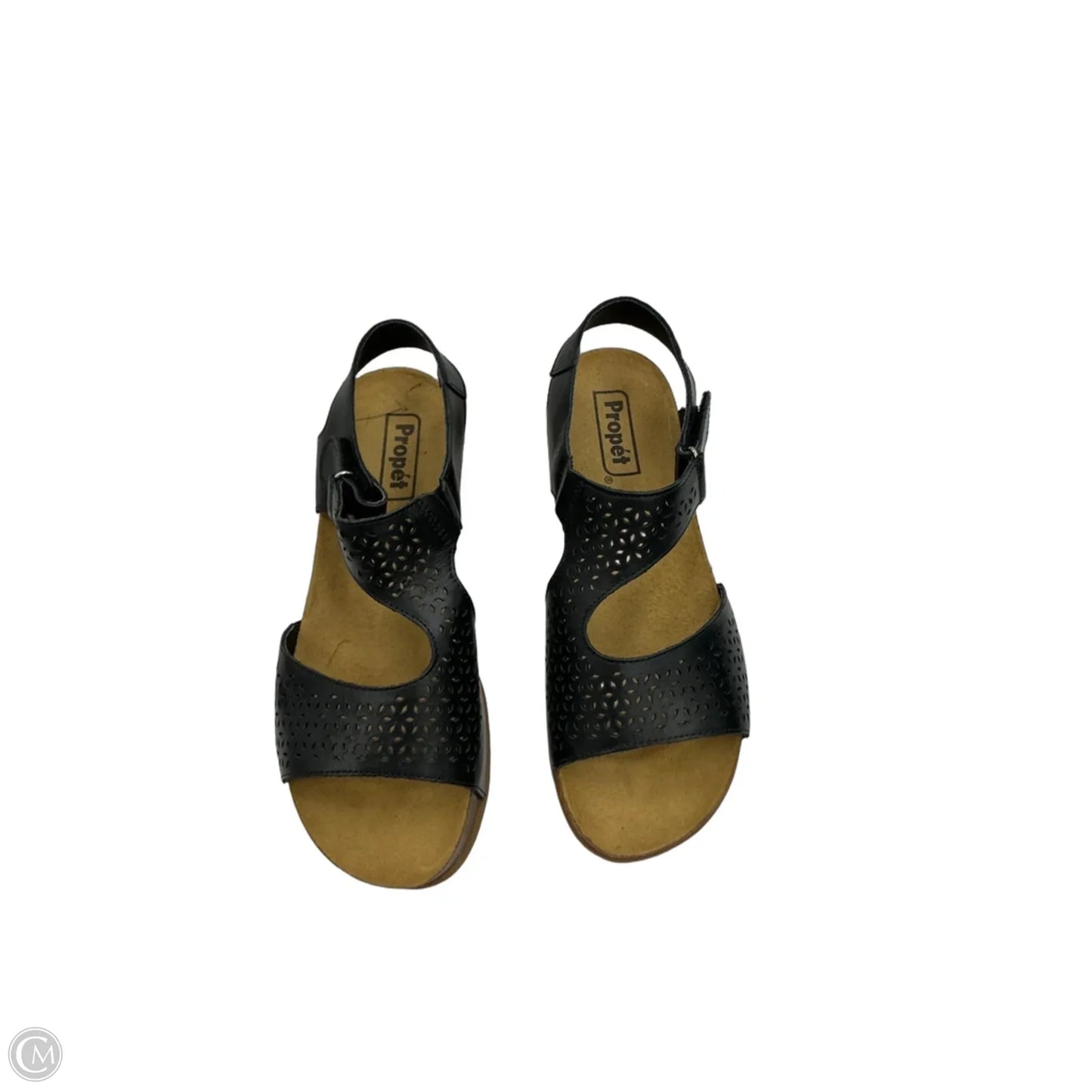 Sandals Flats By Propet In Black, Size: 8
