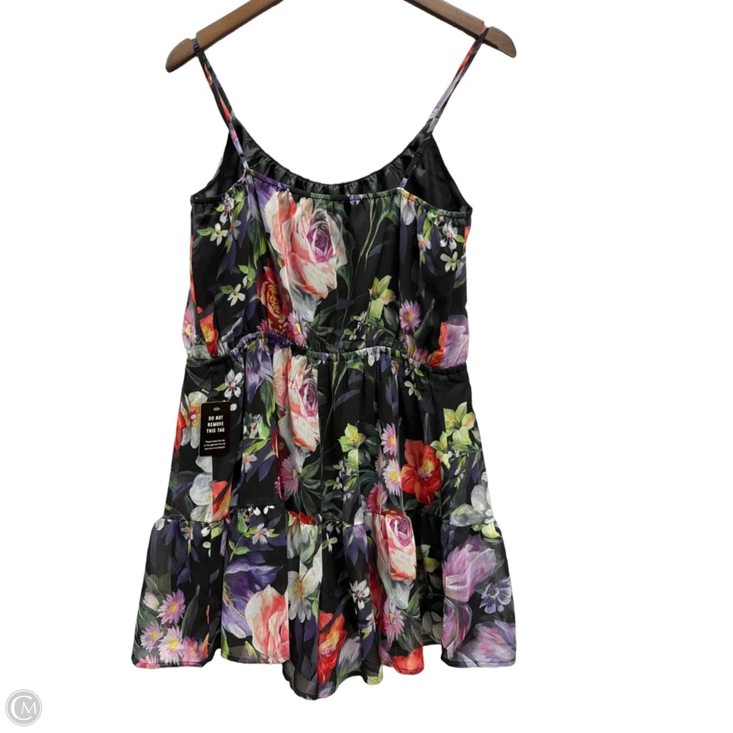 Romper By Express In Floral Print, Size: M