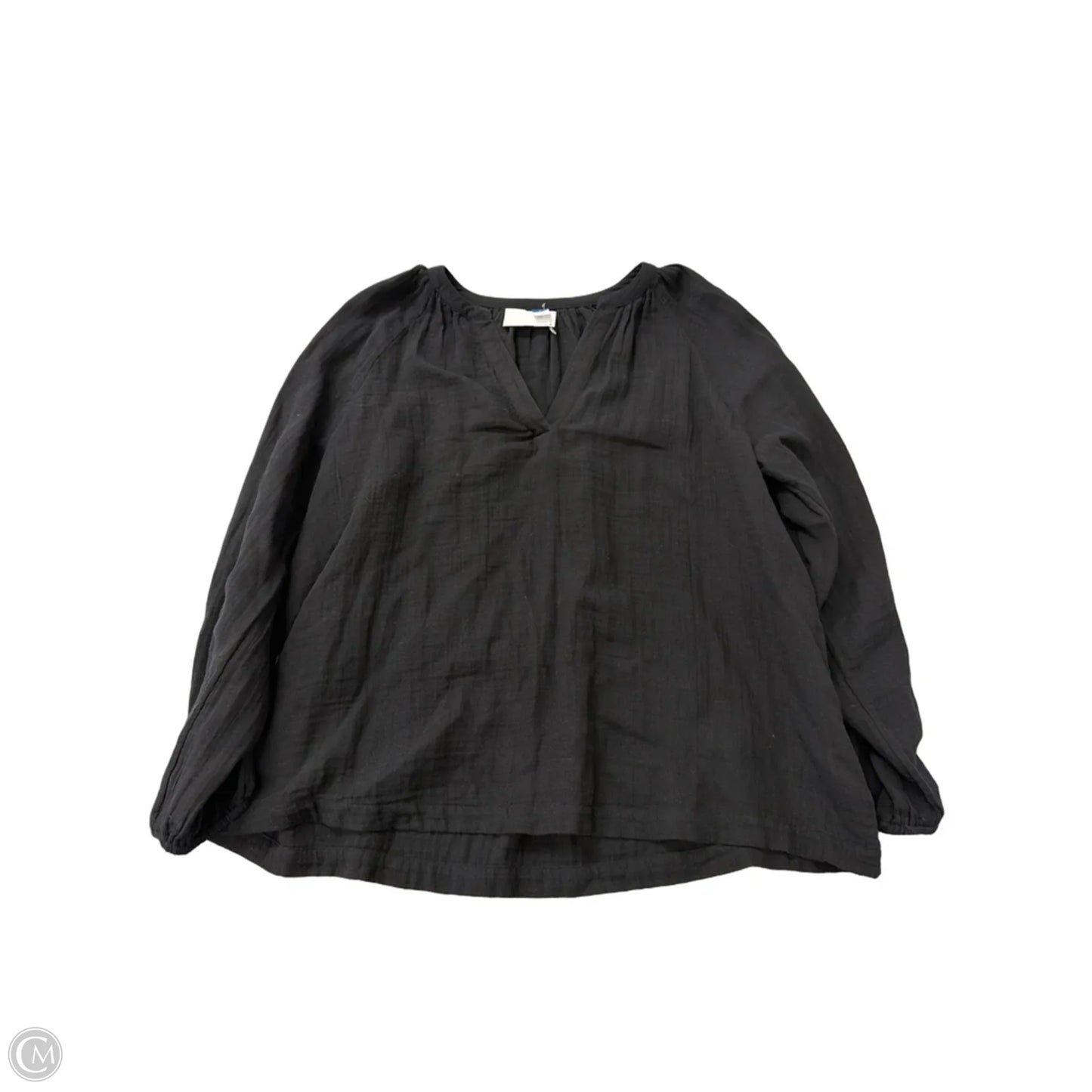 Top Long Sleeve By Old Navy In Black, Size: L