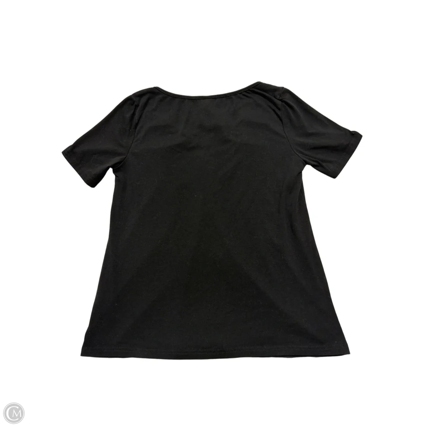 Top Short Sleeve By Shein In Black, Size: S