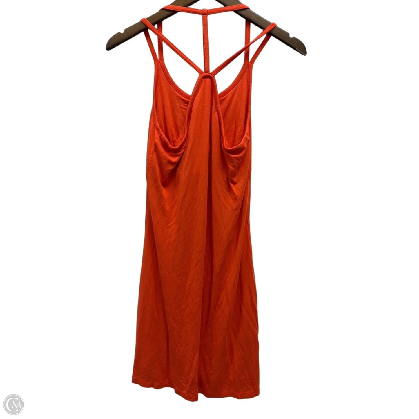 Dress Casual Midi By Saks Fifth Avenue In Orange, Size: S