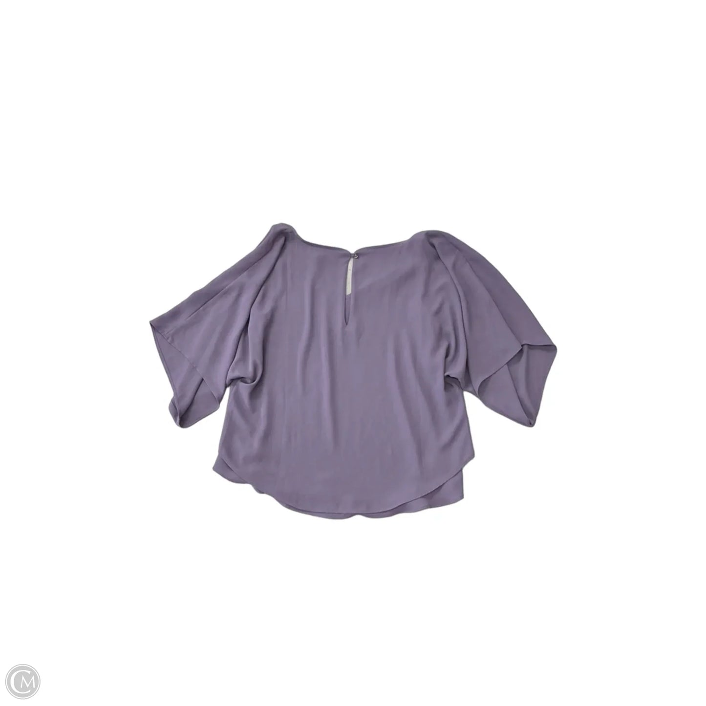 Top Short Sleeve By White House Black Market In Purple, Size: S