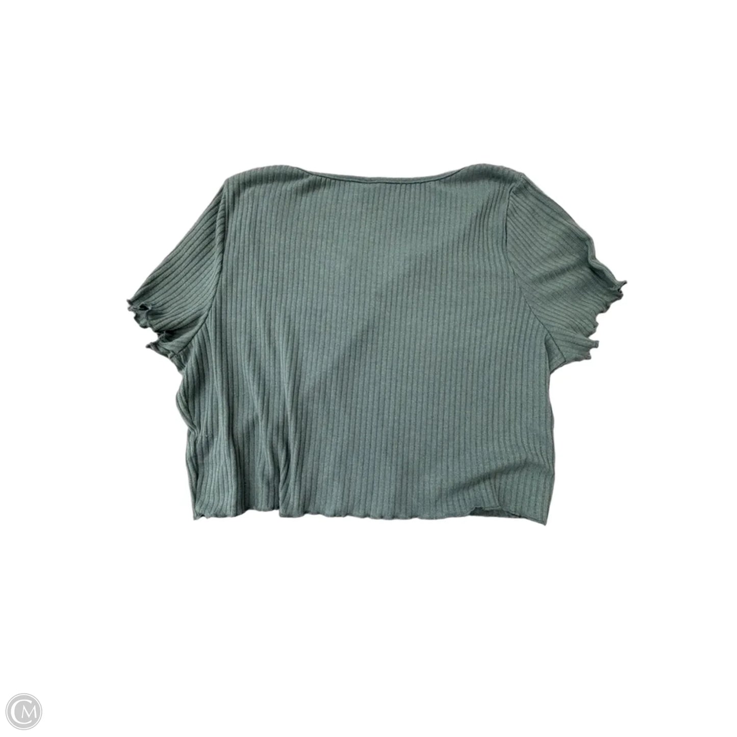 Top Short Sleeve By Shein In Green, Size: 4x