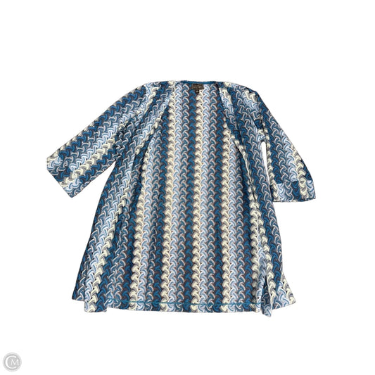 Kimono By G By Giuliana In Blue & Green, Size: L