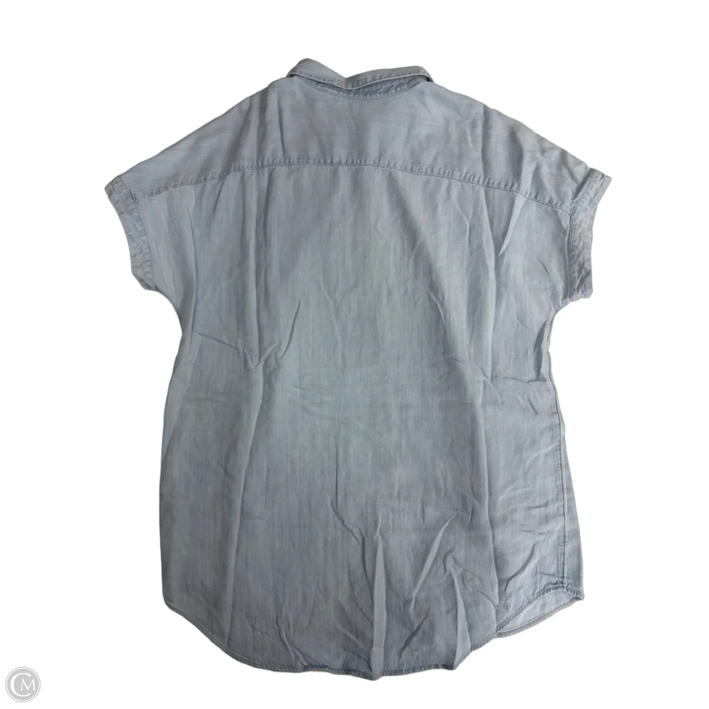 Top Short Sleeve By Soft Surroundings In Blue Denim, Size: M