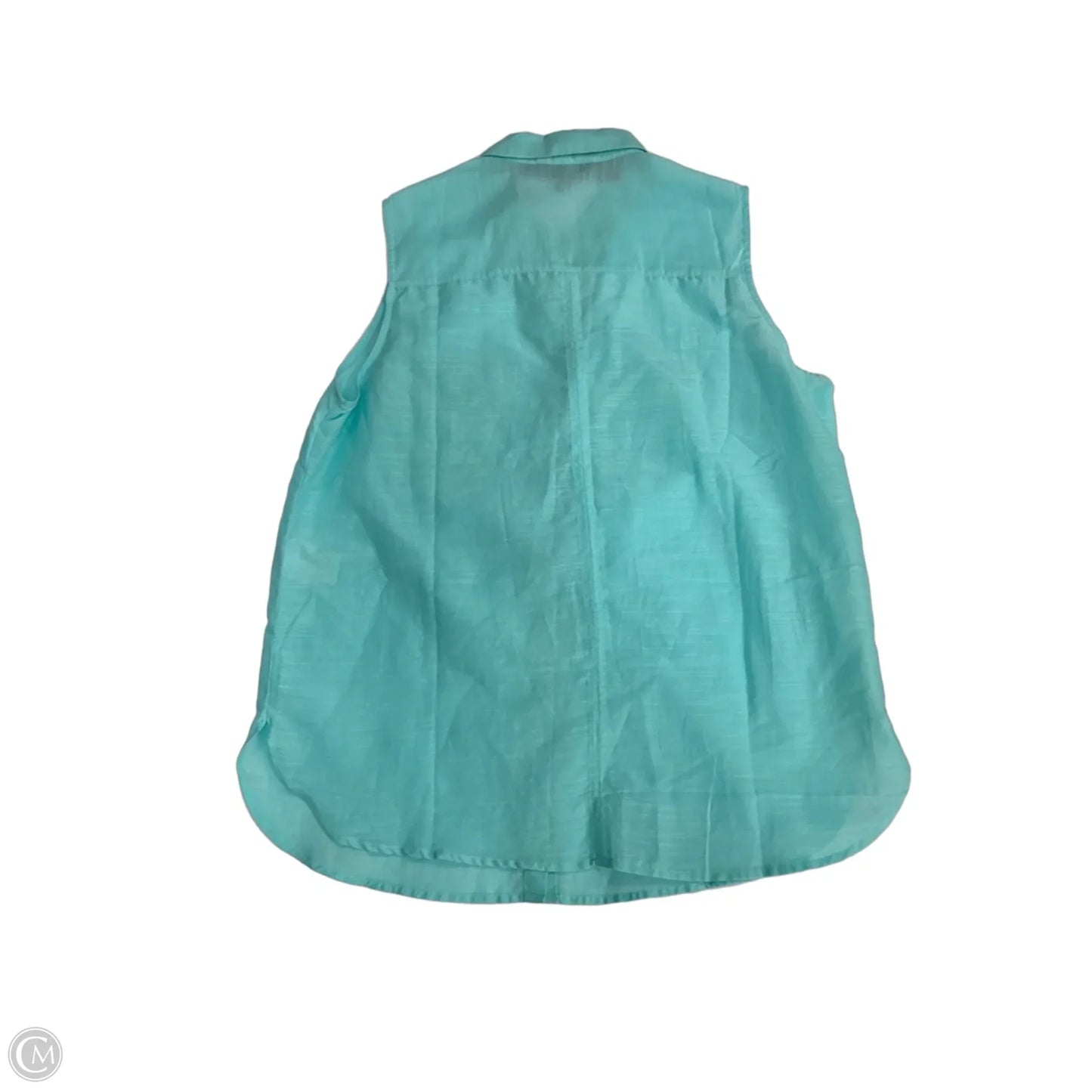 Top Sleeveless By Banana Republic In Blue, Size: M