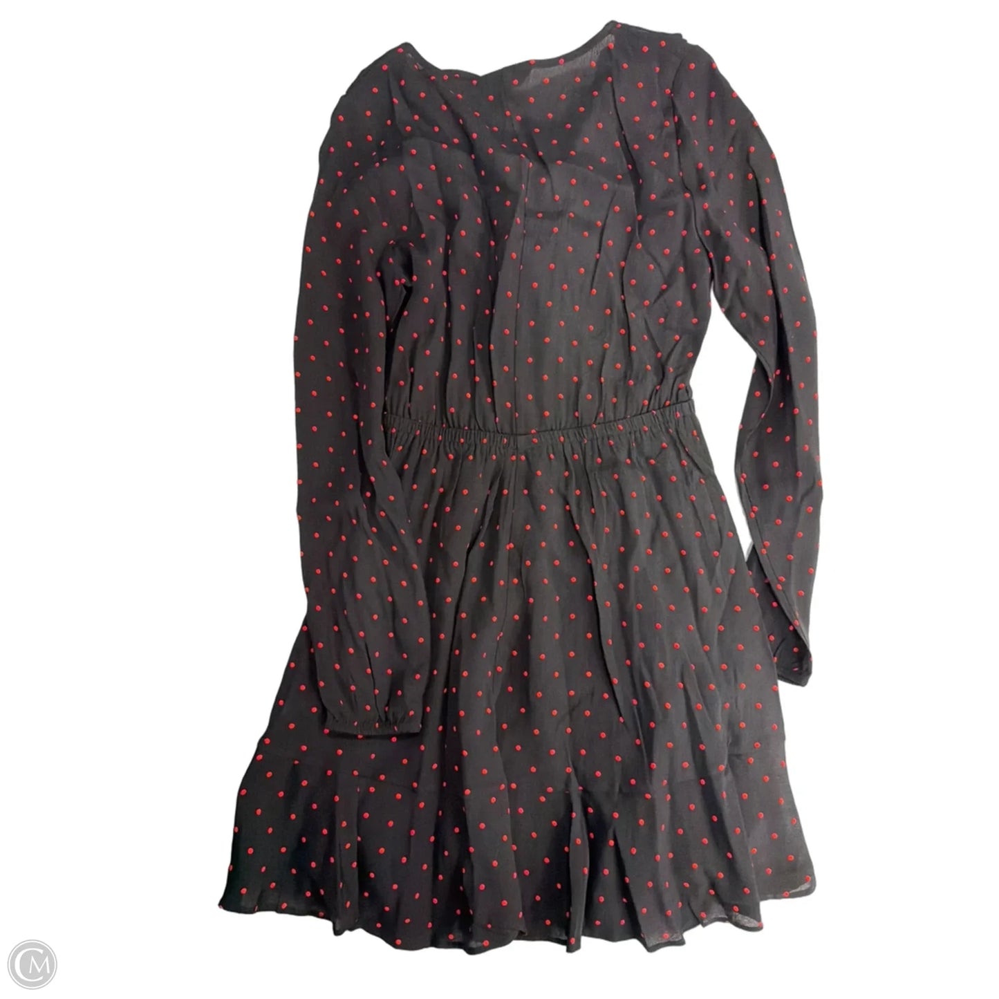 Dress Casual Midi By Express In Polkadot Pattern, Size: Xs