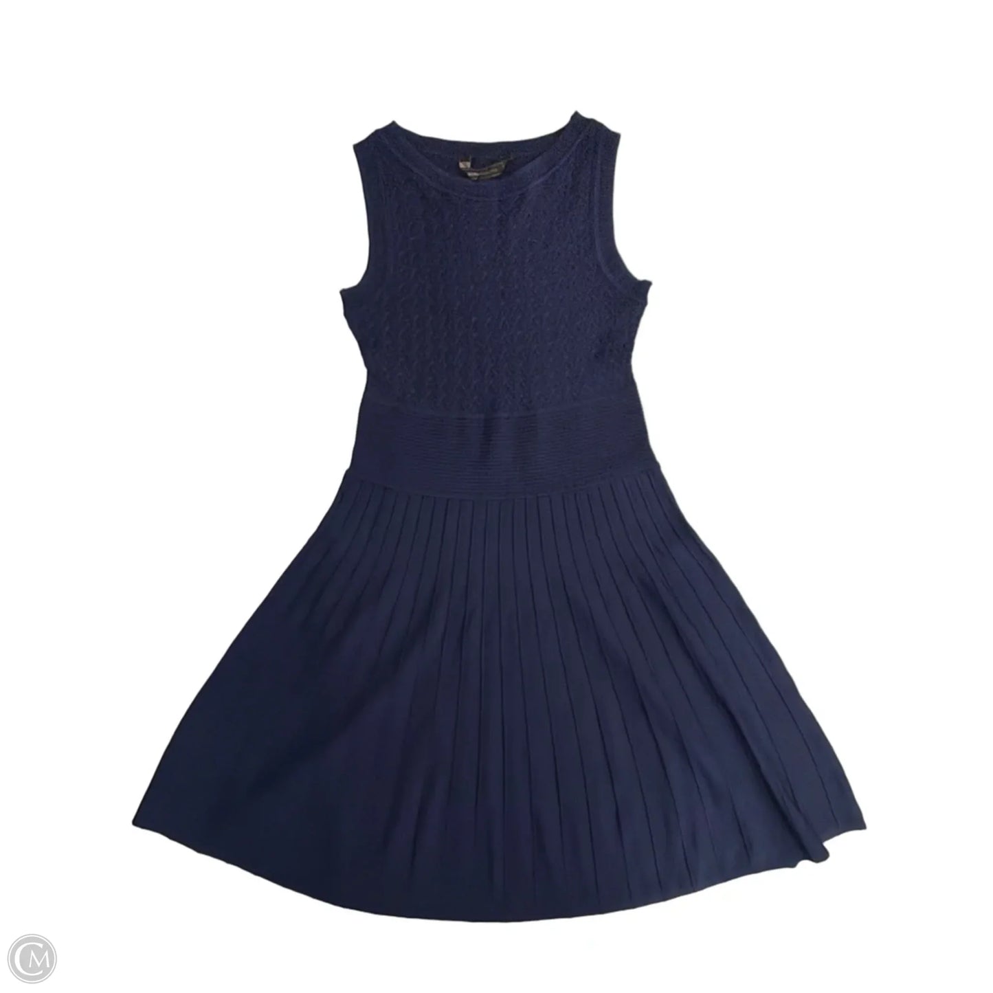 Dress Casual Midi By Bcbgmaxazria In Navy, Size: S