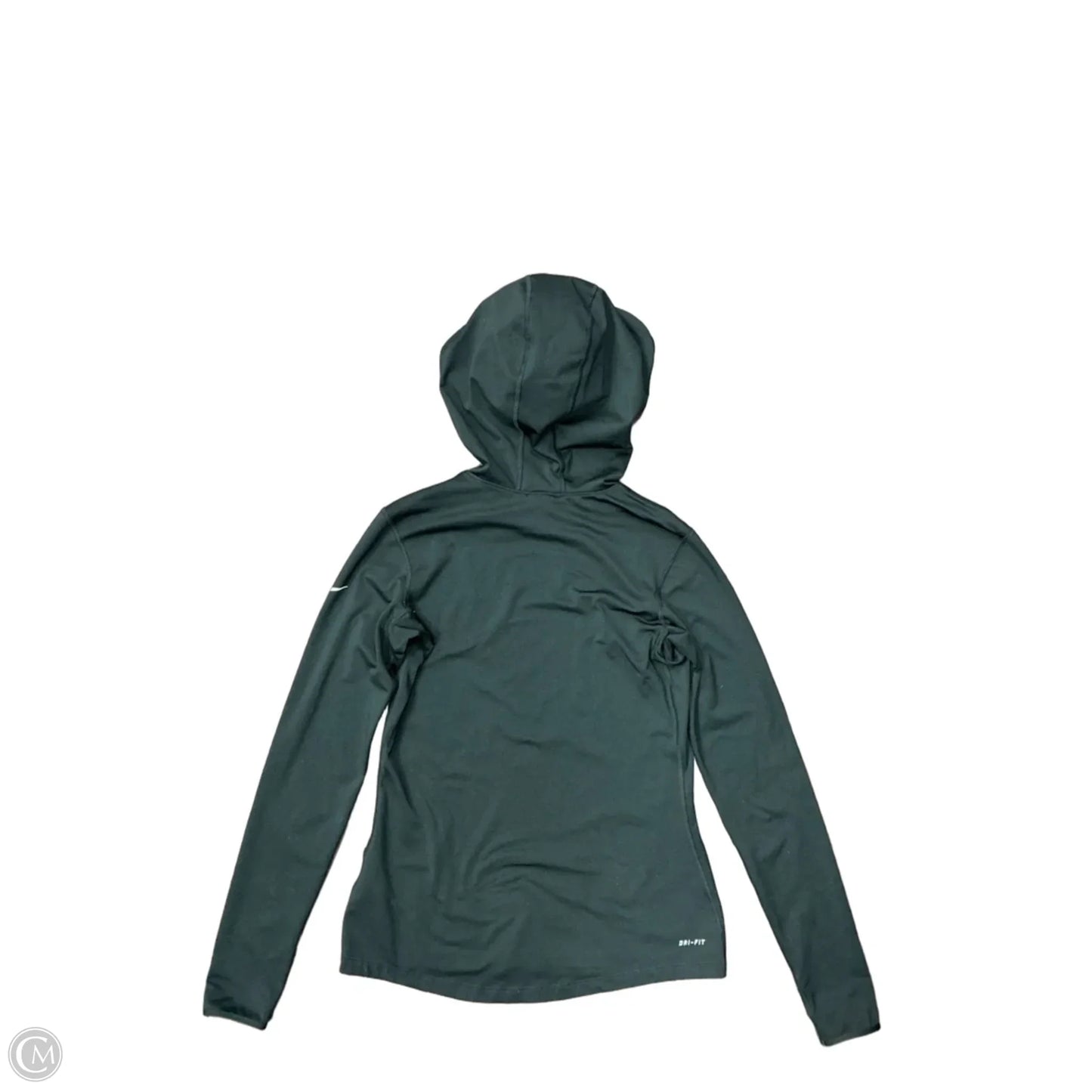 Athletic Top Long Sleeve Hoodie By Nike Apparel In Black, Size: M