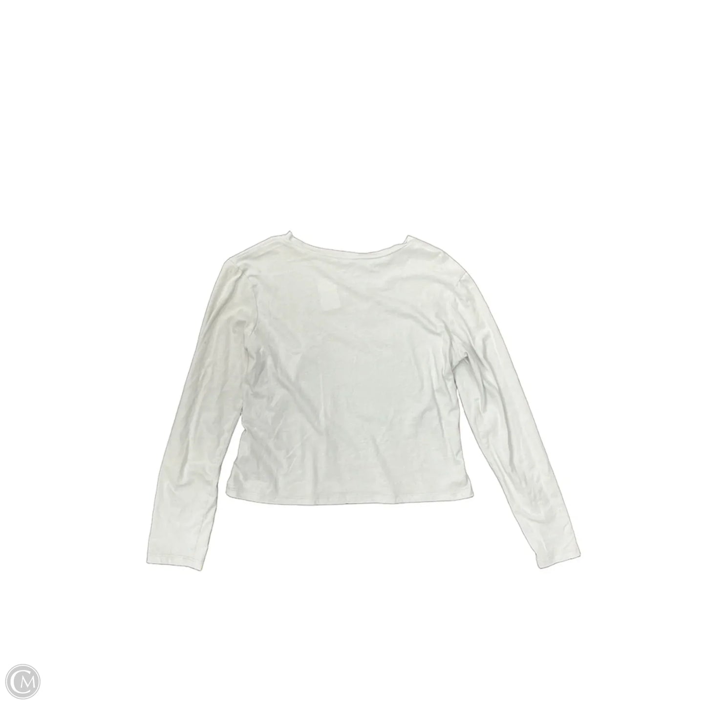 Top Long Sleeve Basic By Wild Fable In Grey, Size: M