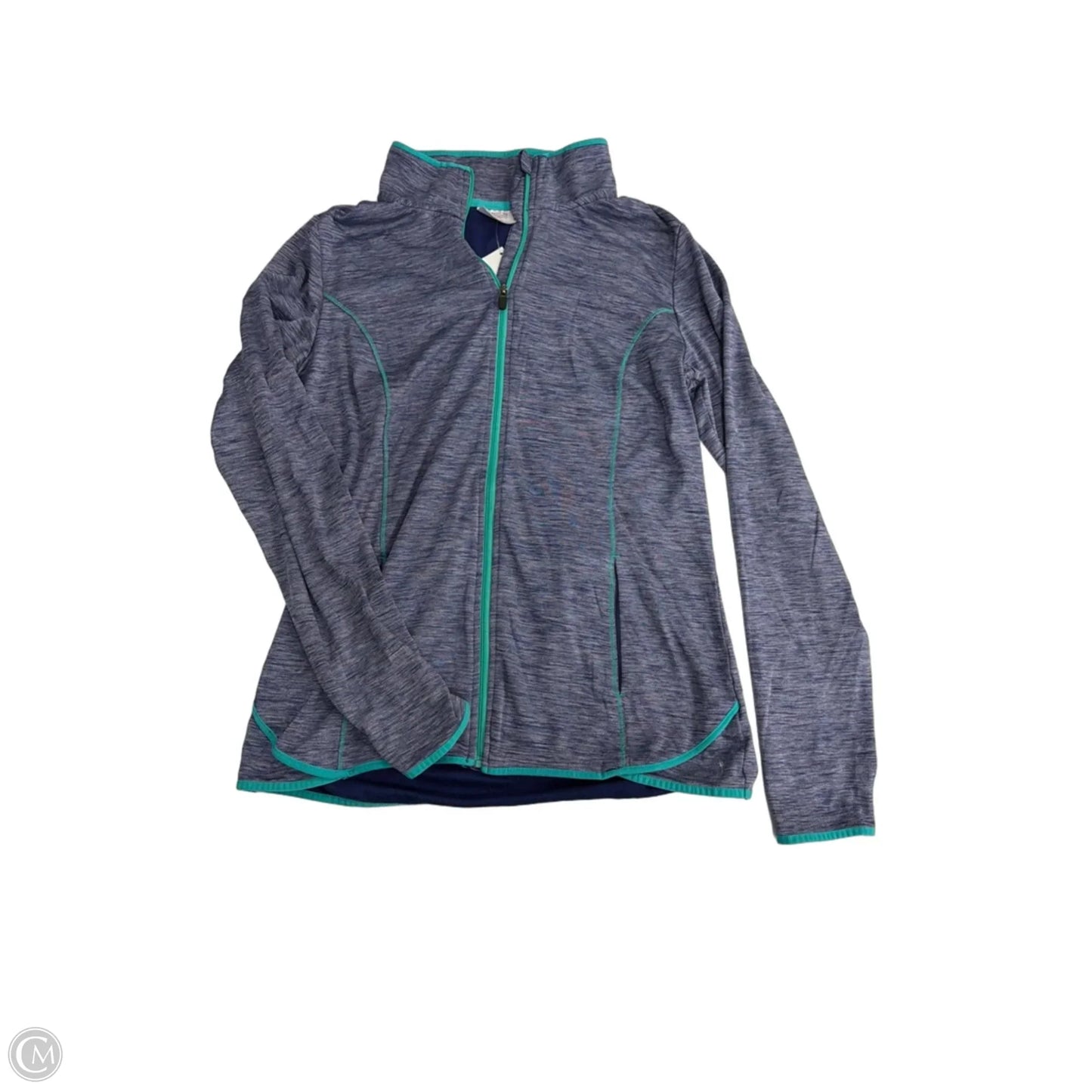 Athletic Jacket By Danskin Now In Blue, Size: M