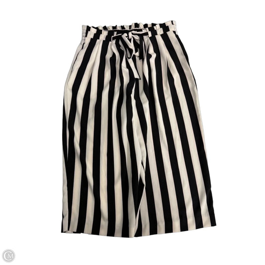 Pants Cropped By Worthington In Striped Pattern, Size: 8p