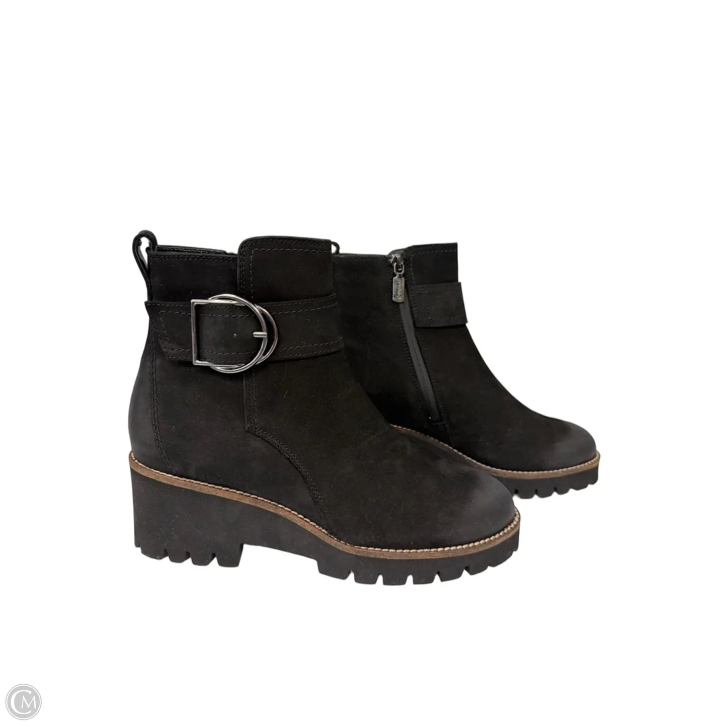 Boots Ankle Flats By Blondo In Black, Size: 8