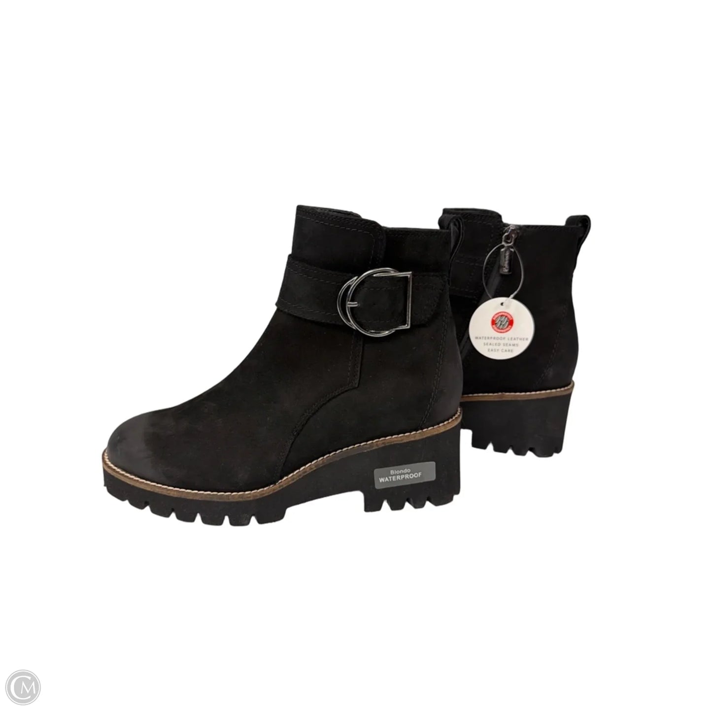 Boots Ankle Flats By Blondo In Black, Size: 8