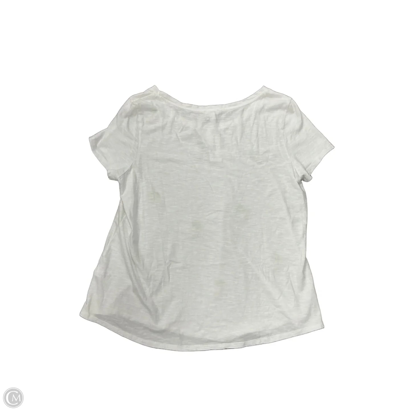 Top Short Sleeve By Westport In White, Size: Xl