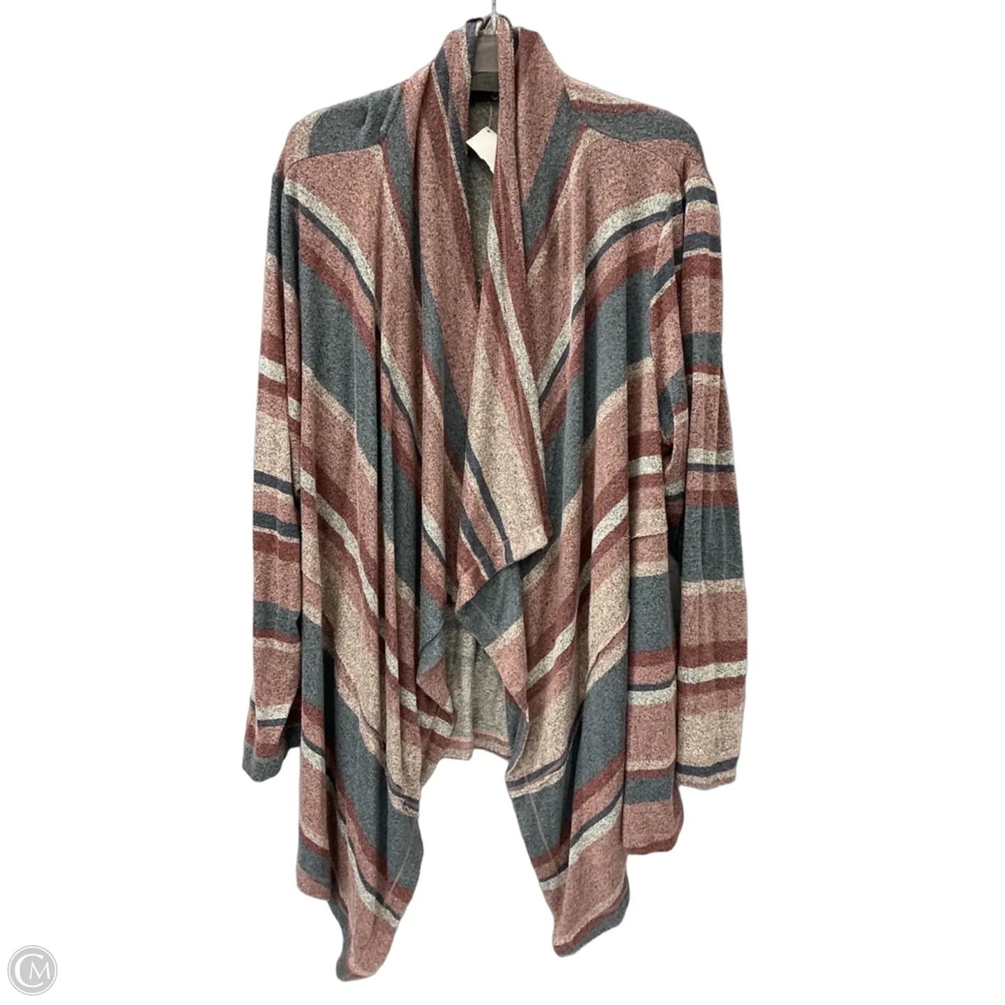 Cardigan By Maurices In Striped Pattern, Size: 2x
