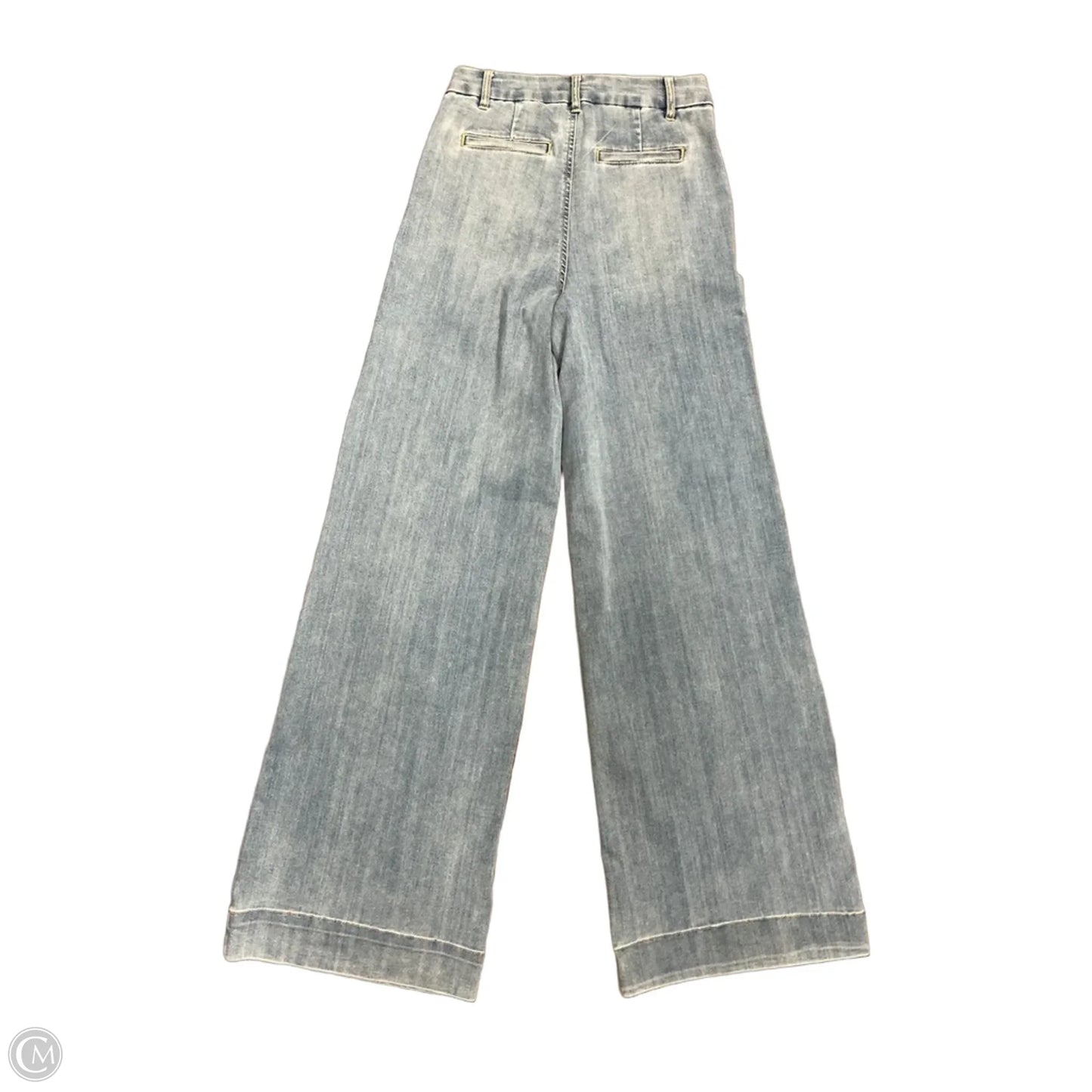 Jeans Wide Leg By Bcbgeneration In Blue Denim, Size: 2