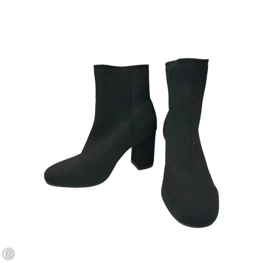 Boots Ankle Heels By Mia In Black, Size: 6