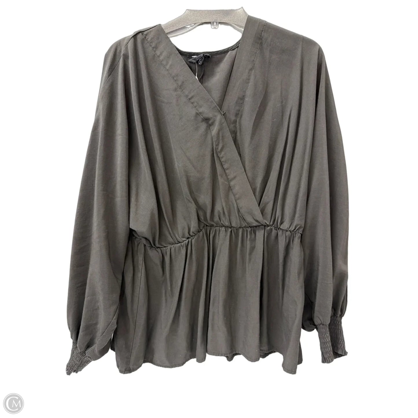 Top Long Sleeve By Heyson In Black, Size: L