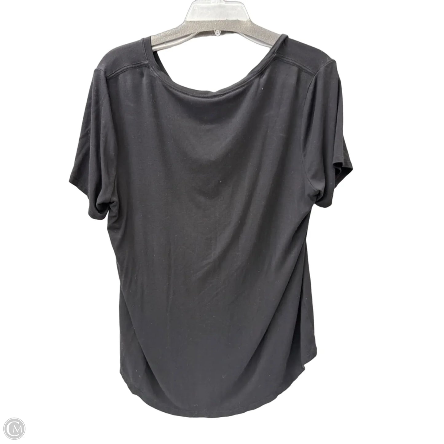 Top Short Sleeve Basic By Old Navy In Black, Size: L