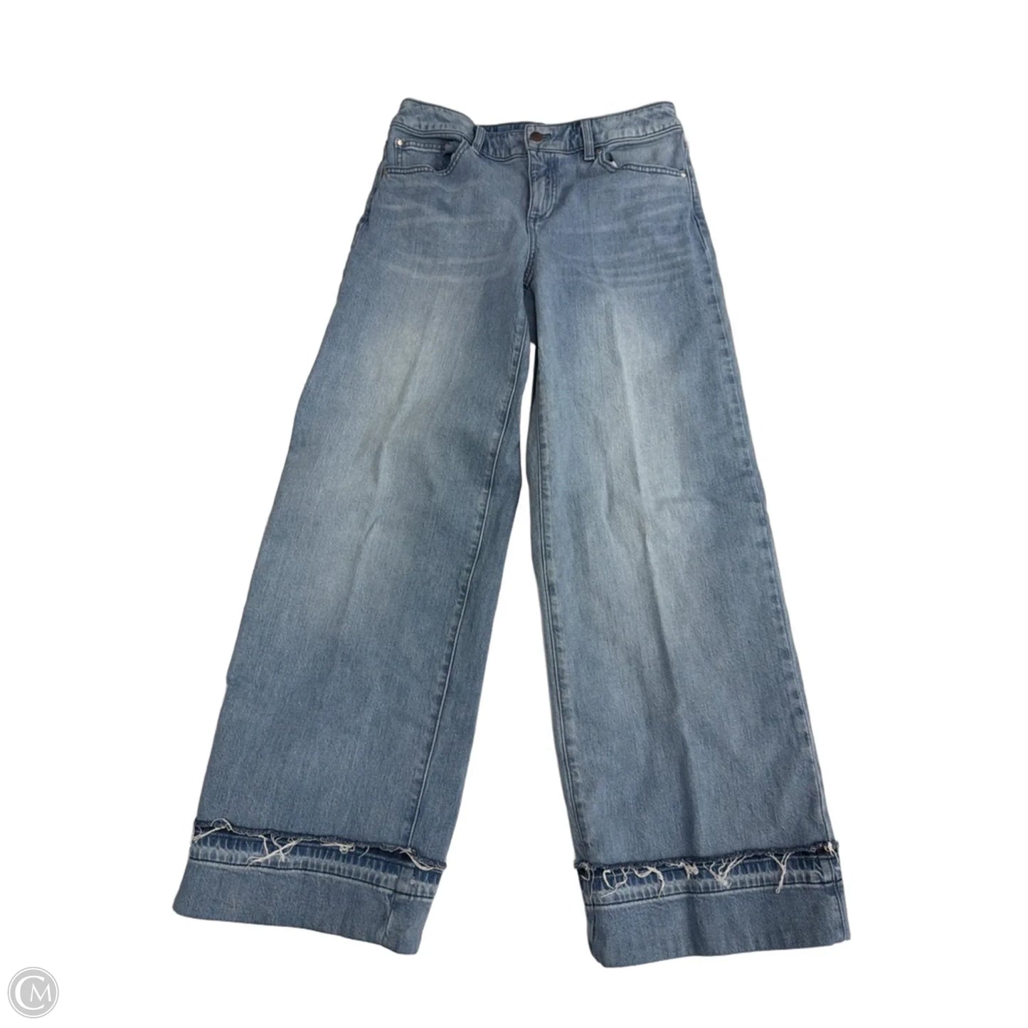 Jeans Straight By Talbots In Blue Denim, Size: 2