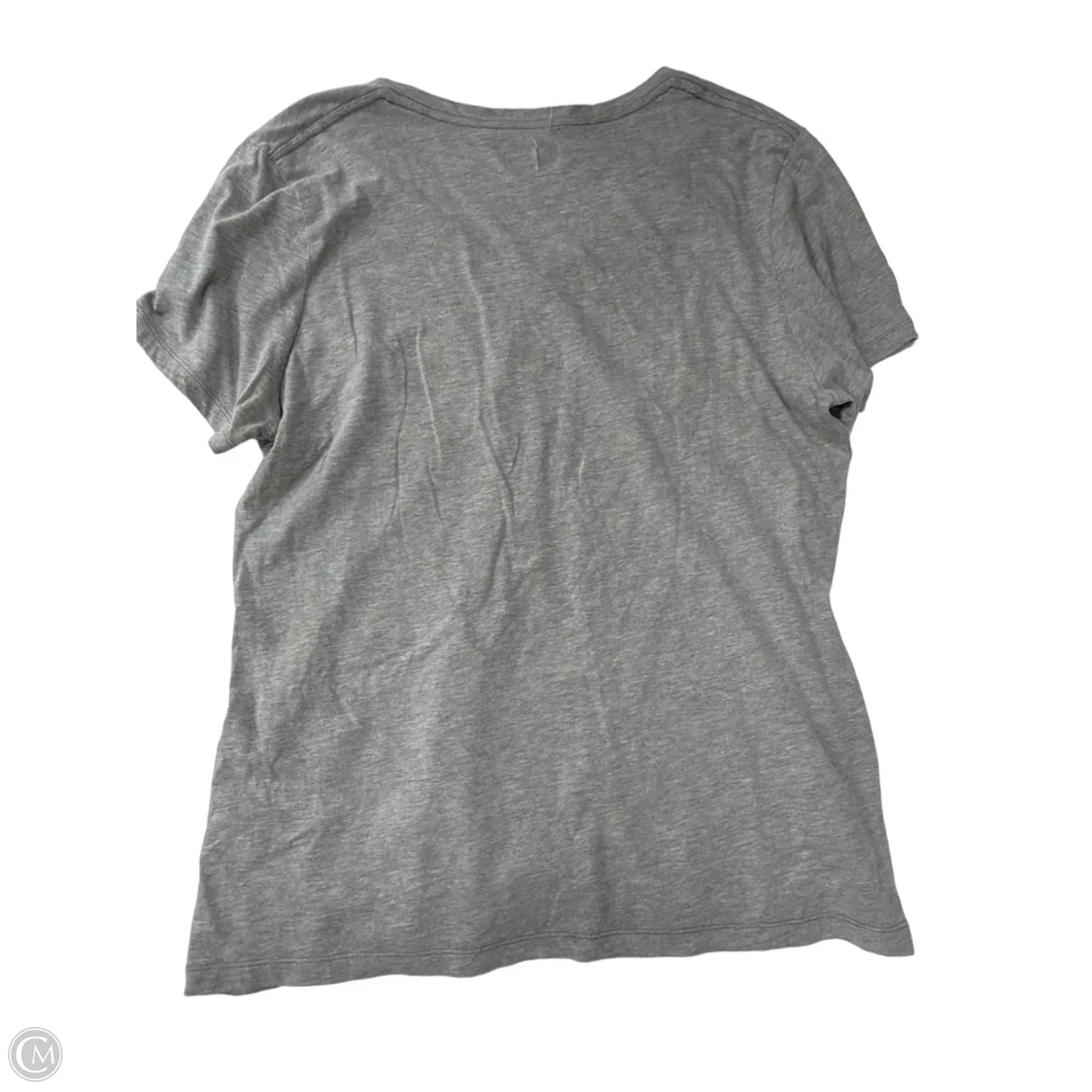 Top Short Sleeve By Nfl In Grey, Size: Xl