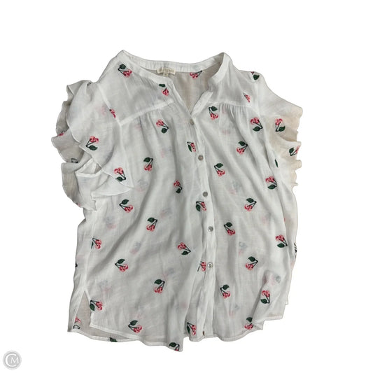 Top Sleeveless By Clothes Mentor In White, Size: 3x