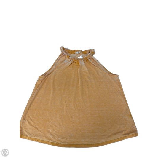 Top Sleeveless By Jane And Delancey In Orange, Size: Xl