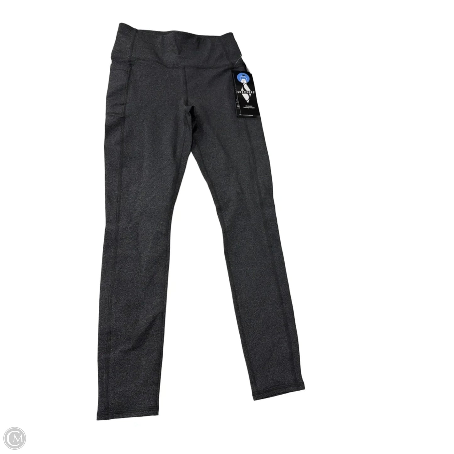 Athletic Leggings By Skechers In Grey, Size: S