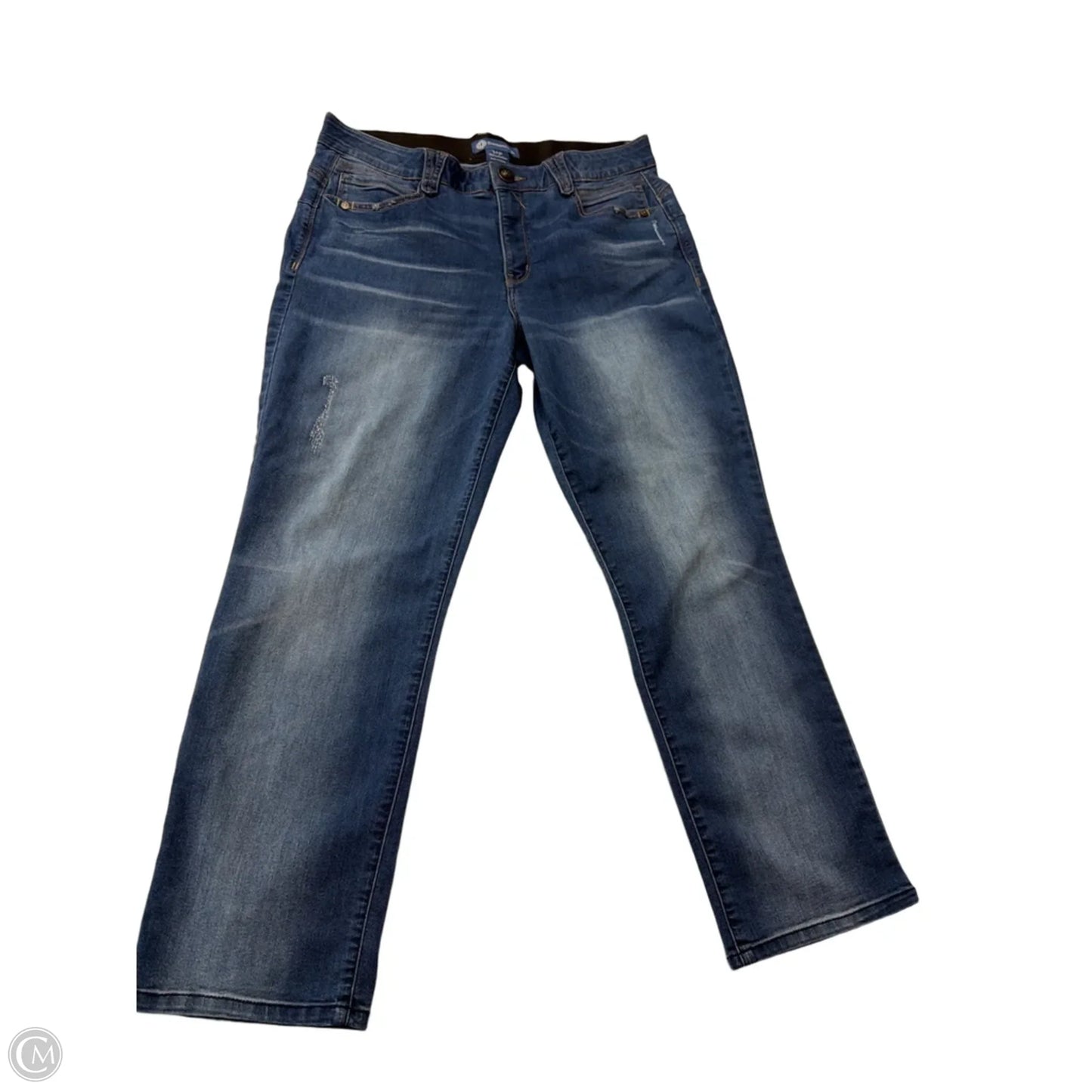 Jeans Straight By Democracy In Blue Denim, Size: 14p
