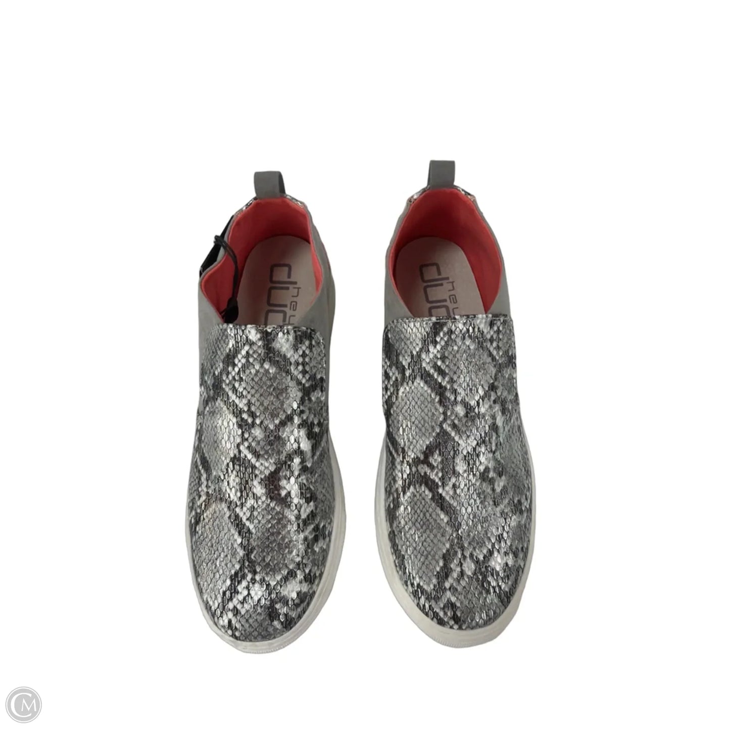 Shoes Flats By Calvin Klein In Silver, Size: 8.5