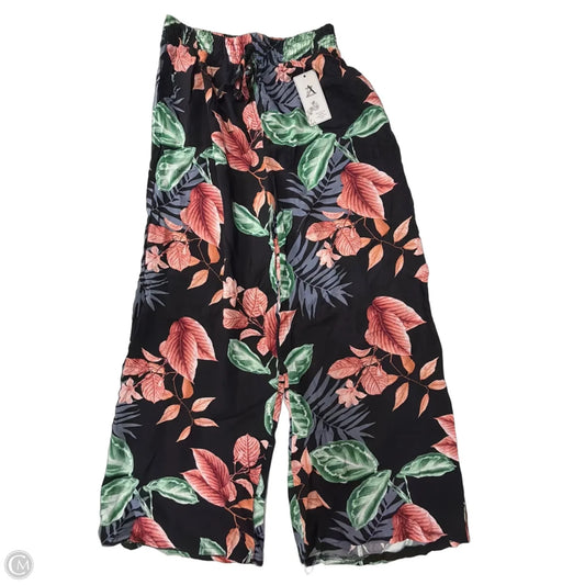 Pants Cropped By Clothes Mentor In Tropical Print, Size: 4
