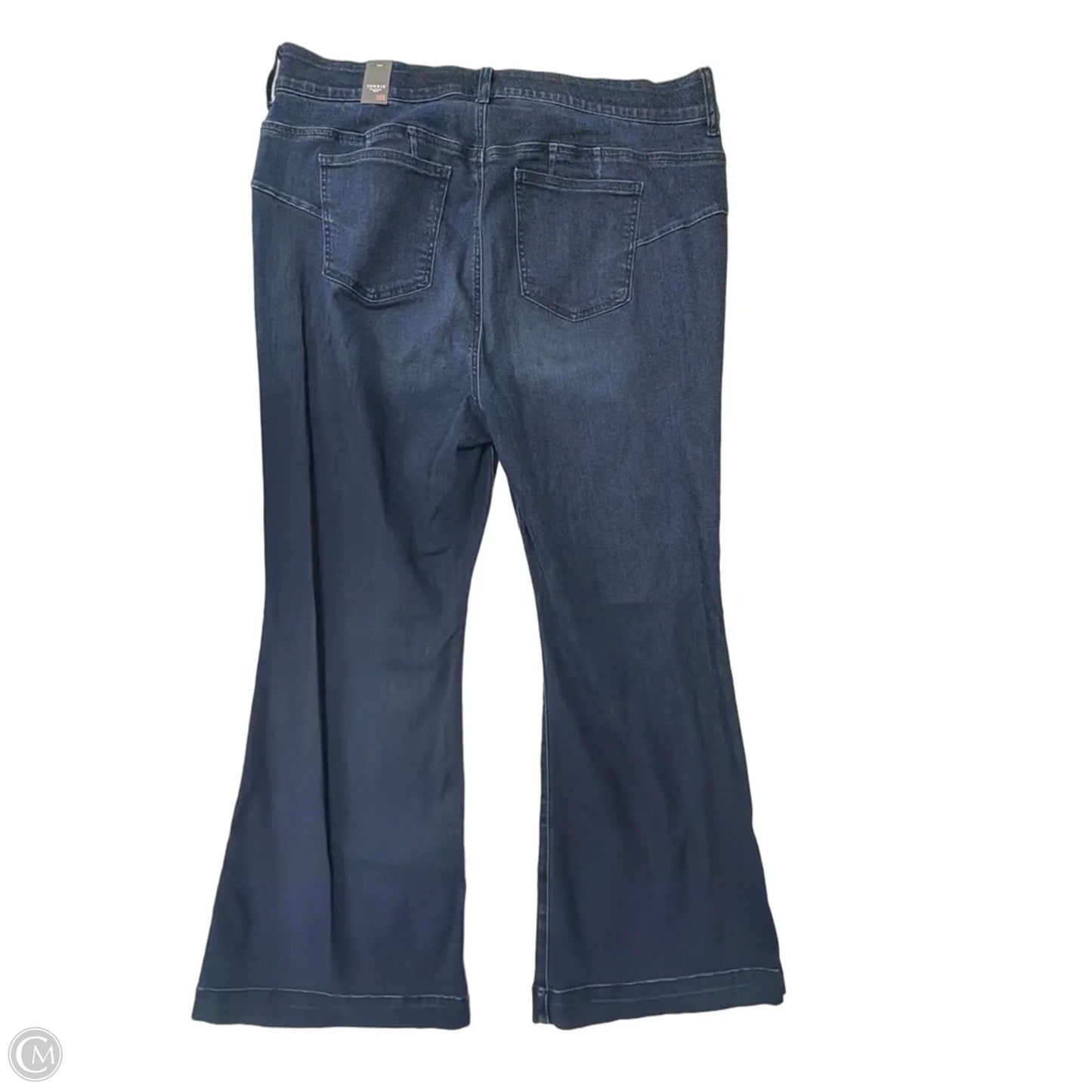Jeans Flared By Torrid In Blue Denim, Size: 18
